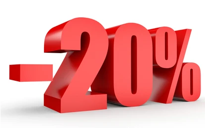 20% off for bookings in December